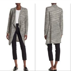 Bagatelle Xsmall Draped Open Front Long Cardigan Lightweight Jacket Duster